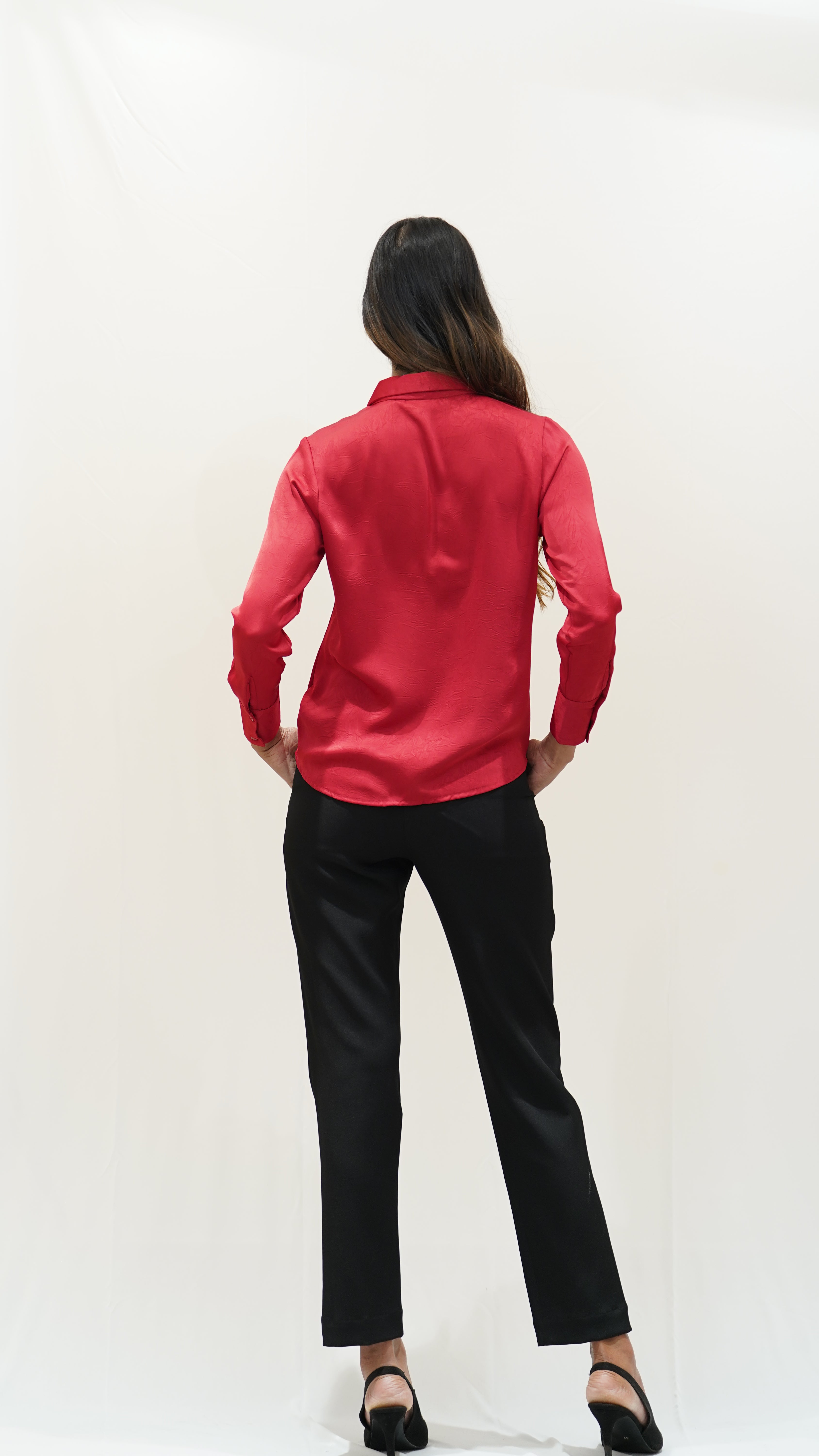 Crimson Red  Formal Shirt