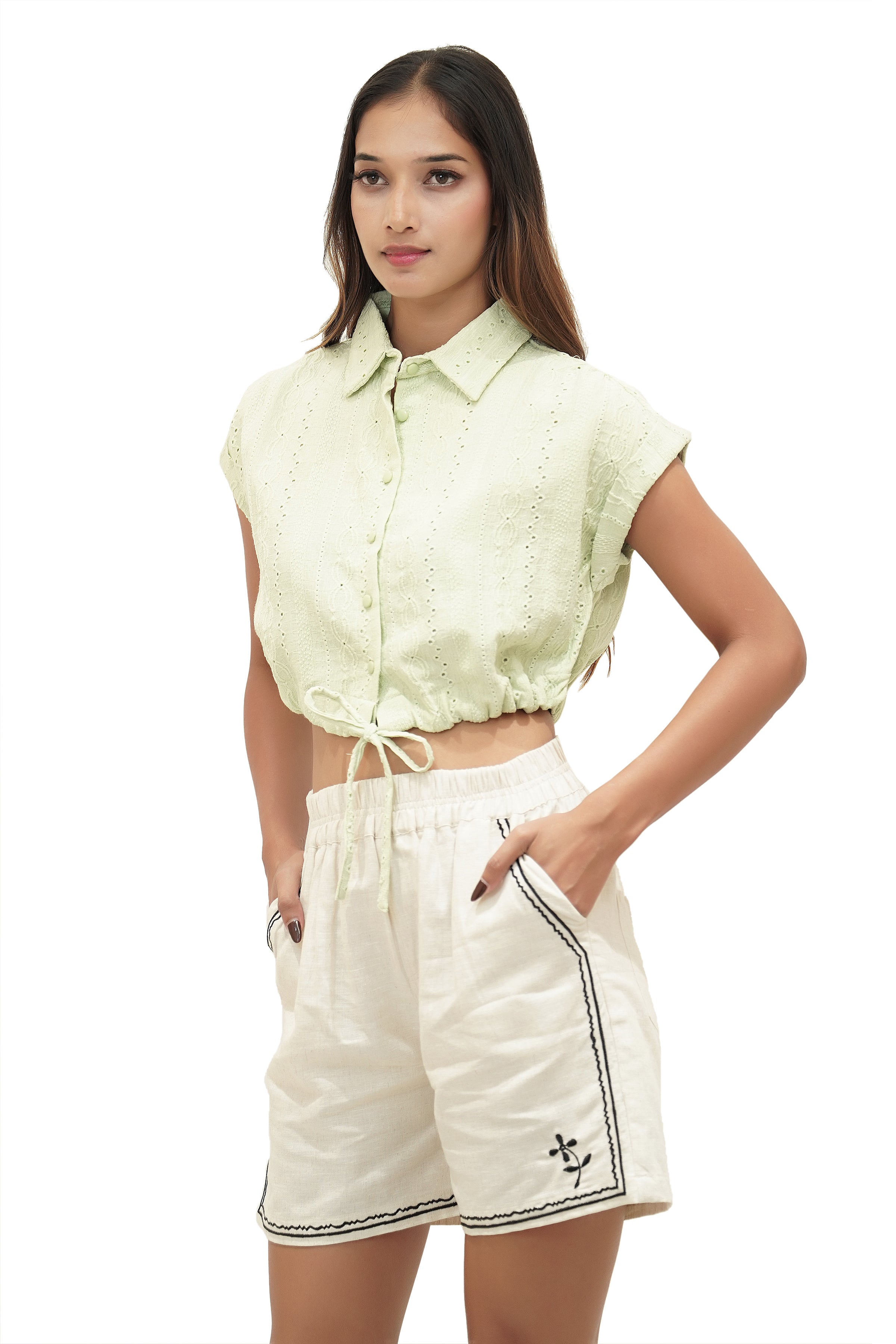 Short-Sleeve Blouse